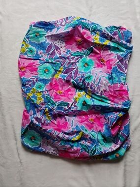 Handmade MINI Crib Sheet | 100% Cotton | Bright Floral